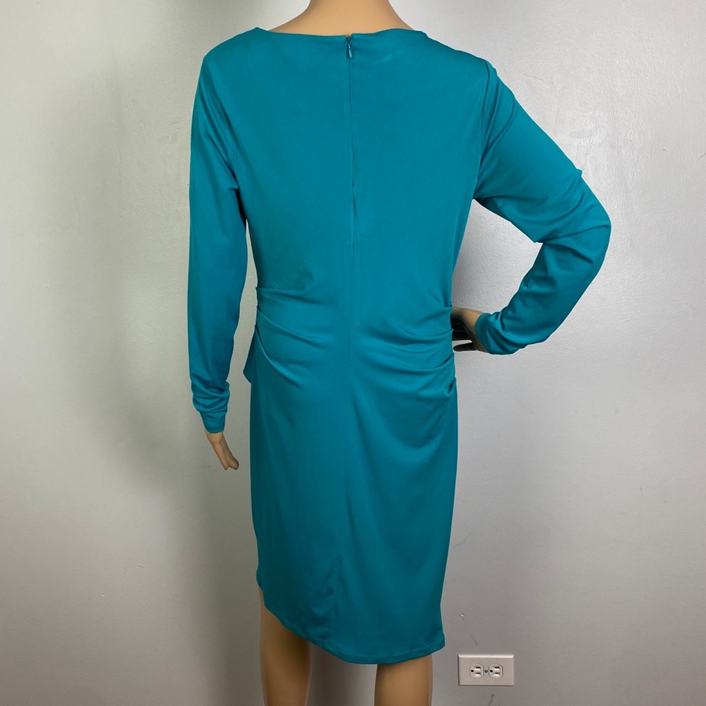 MICHAEL MICHAEL KORS BLUE LONG SLEEVE MINI DRESS - Picture 7 of 10